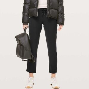 Lululemon On The Fly Pant *Woven 28" Black Lightweight Breathable Summer Size 12